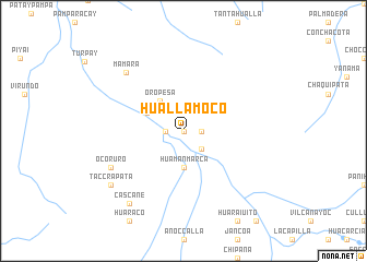 map of Huallamoco