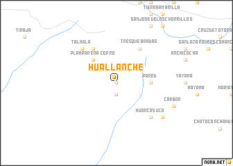 map of Huallanche