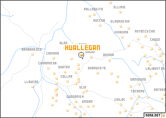 map of Huallegan