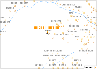 map of Huallhuatinco