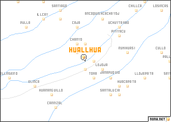 map of Huallhua