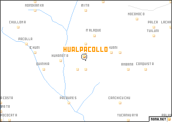 map of Hualpacollo