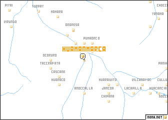 map of Huamanmarca