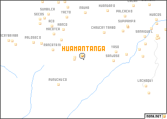 map of Huamantanga