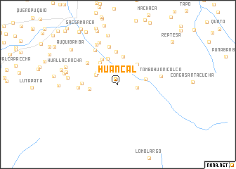 map of Huancal