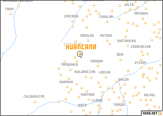 map of Huancana