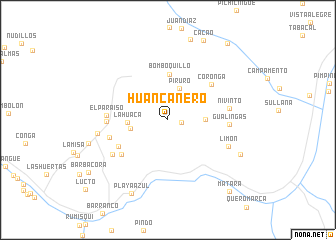 map of Huancanero