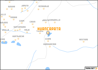 map of Huancapata