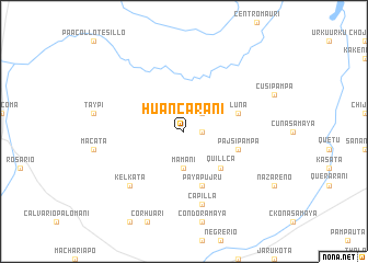 map of Huancarani