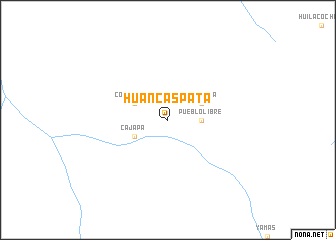 map of Huancaspata