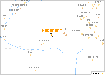 map of Huanchoy
