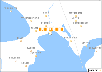 map of Huancohuno