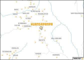 map of Huangapampa