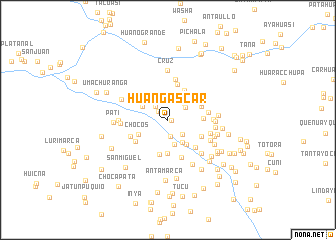 map of Huangáscar