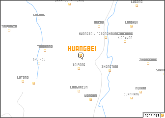 map of Huangbei