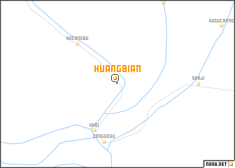map of Huangbian