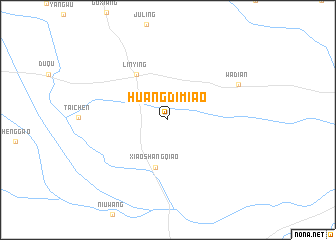 map of Huangdimiao