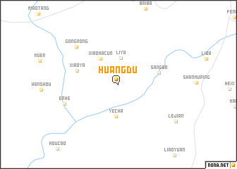 map of Huangdu