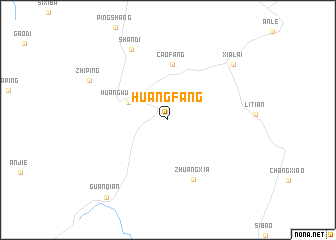 map of Huangfang