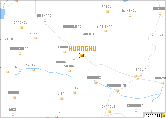 map of Huanghu