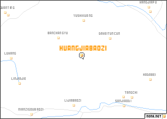 map of Huangjiabaozi