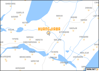map of Huangjiaba