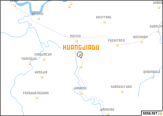 map of Huangjiadu