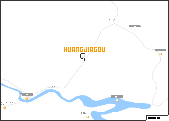 map of Huangjiagou