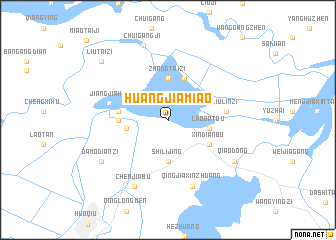 map of Huangjiamiao