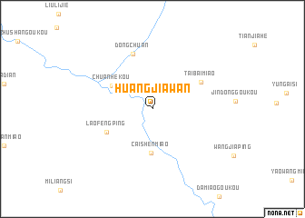 map of Huangjiawan
