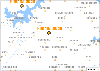 map of Huangjiawan