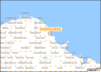 map of Huang-kang