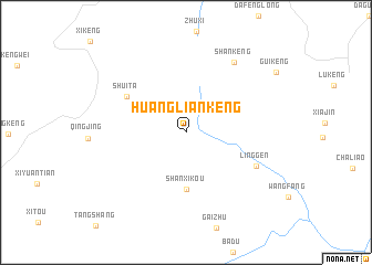 map of Huangliankeng