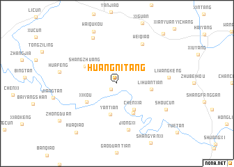 map of Huangnitang