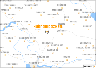 map of Huangqiaozhen