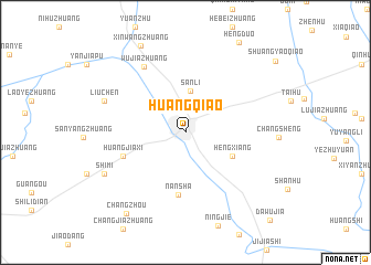 map of Huangqiao