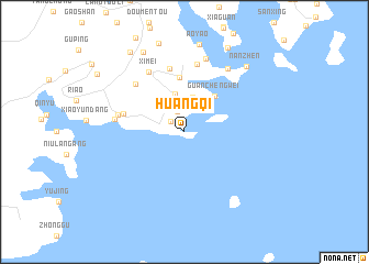 map of Huangqi