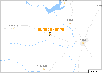 map of Huangshanpu