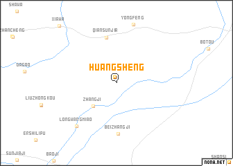 map of Huangsheng