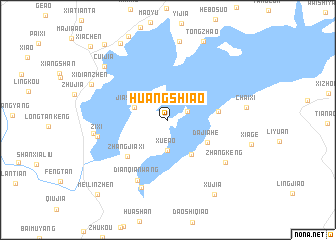 map of Huangshi\