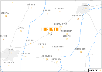 map of Huangtun