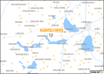 map of Huangxiang