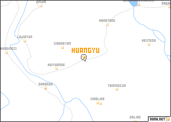 map of Huangyu