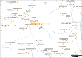 map of Huanta Occo
