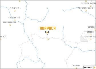 map of Huapoca