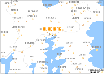 map of Huaqiang