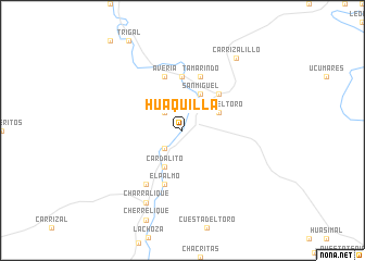 map of Huaquilla