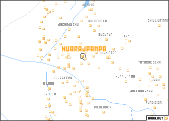 map of Huaraj Pampa