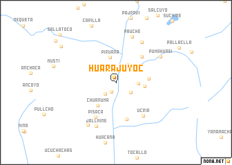 map of Huarajuyoc