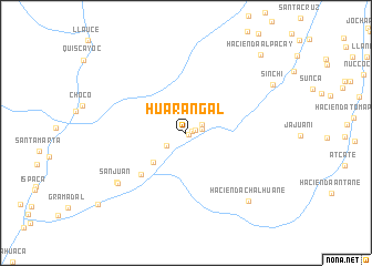 map of Huarangal